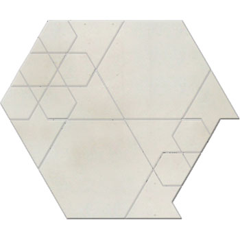 Mosaic House Moroccan tile Mission Hex 1 White  solid zellige, mosaic, zellij, field, pattern, glaze 